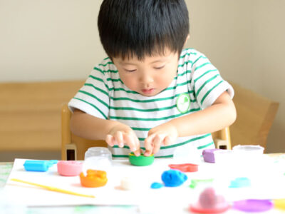 Soft Clay Sculpting for Preschooler